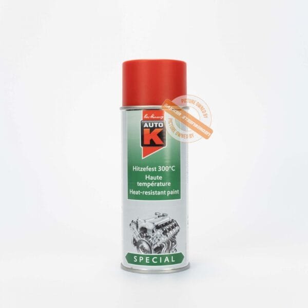 Auto-K spray paint in matte white, versatile for a range of projects needing a non-gloss finish.
