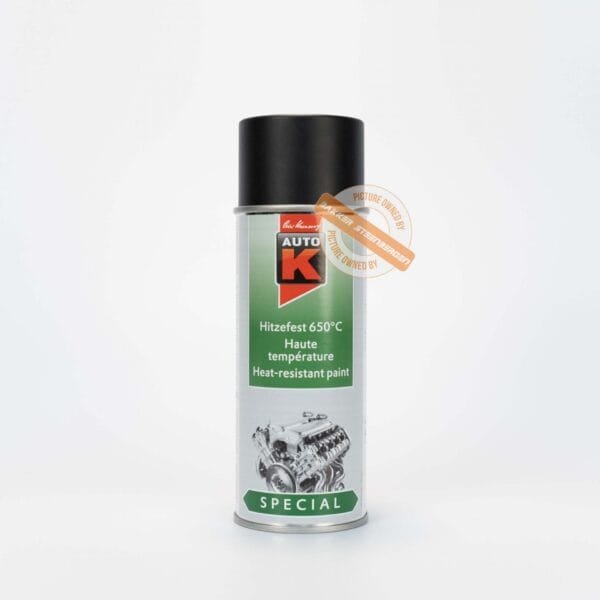 Auto-K grey spray filler for priming and evening surfaces before final coats.
