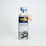 Matte white Belton primer spray paint, product code 332601.