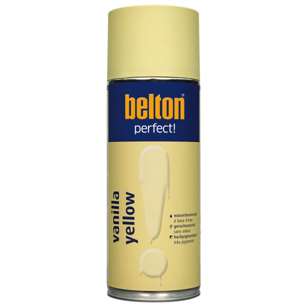 Peinture en aérosol Belton Perfect – Jaune Vanille