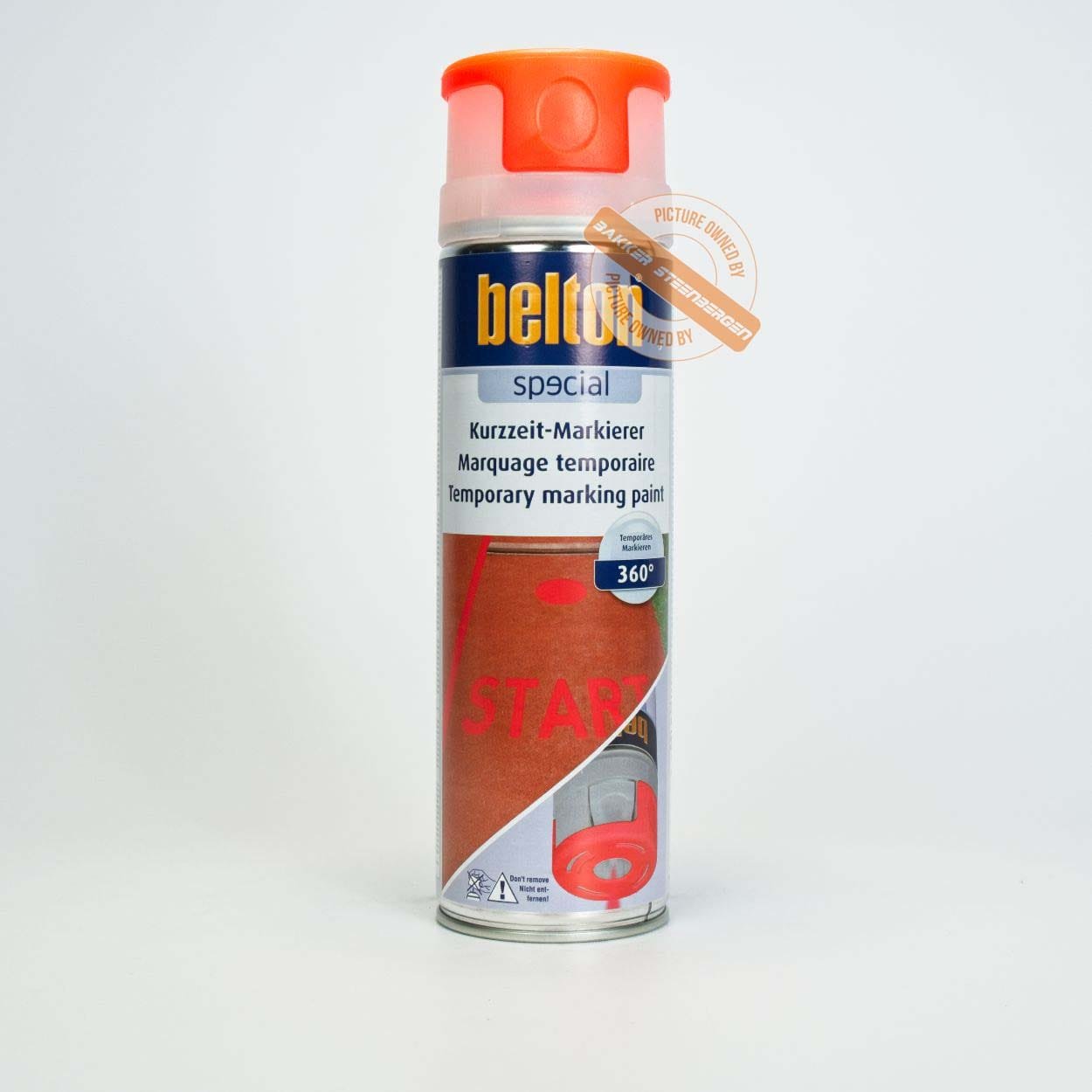 Belton Tijdelijke Markeerspray Rood