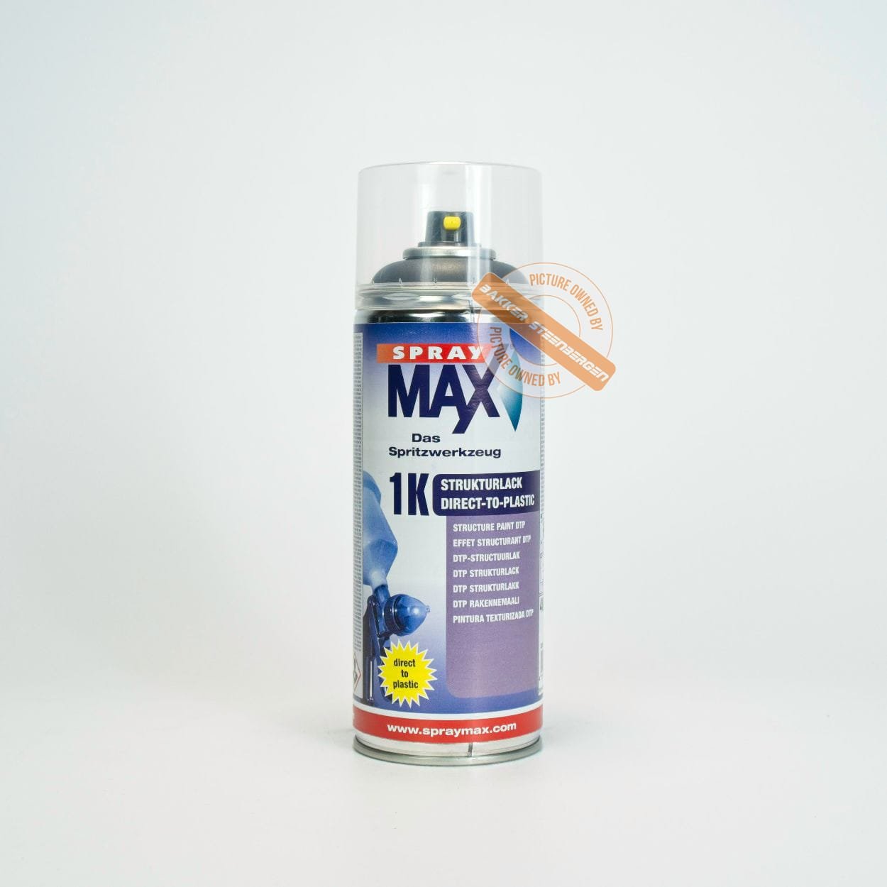 SprayMax DTP Structuurspray Zwart